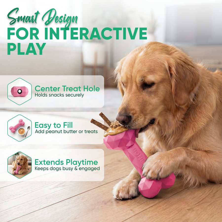 Natural Rubber Chew Bone — Medium/Large Dogs — photo 8
